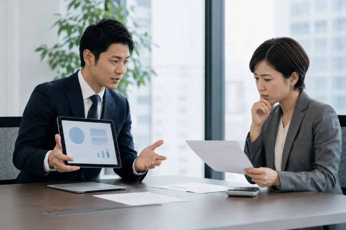 サービスサイトの相談導線を整理するWeb設計イメージ